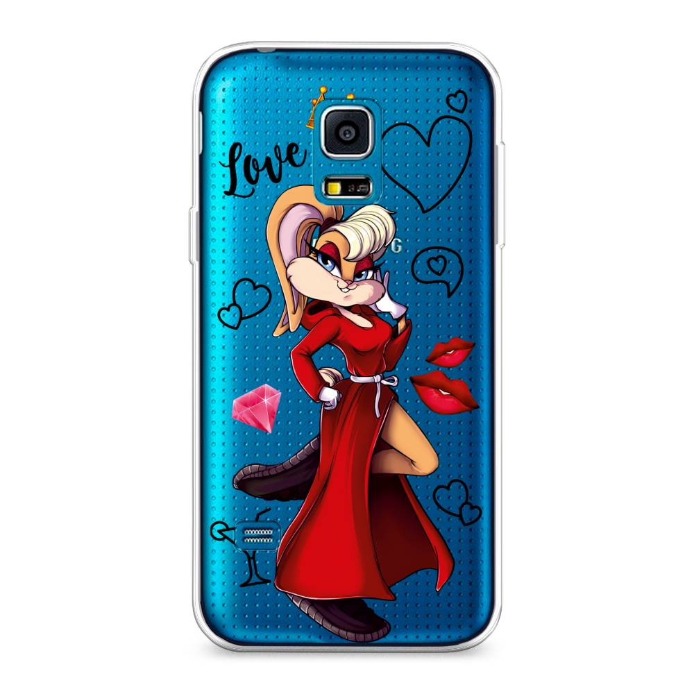 

Чехол на Samsung Galaxy S5 mini "Rich Lola Bunny", Красный;бежевый;оранжевый, 24250-6