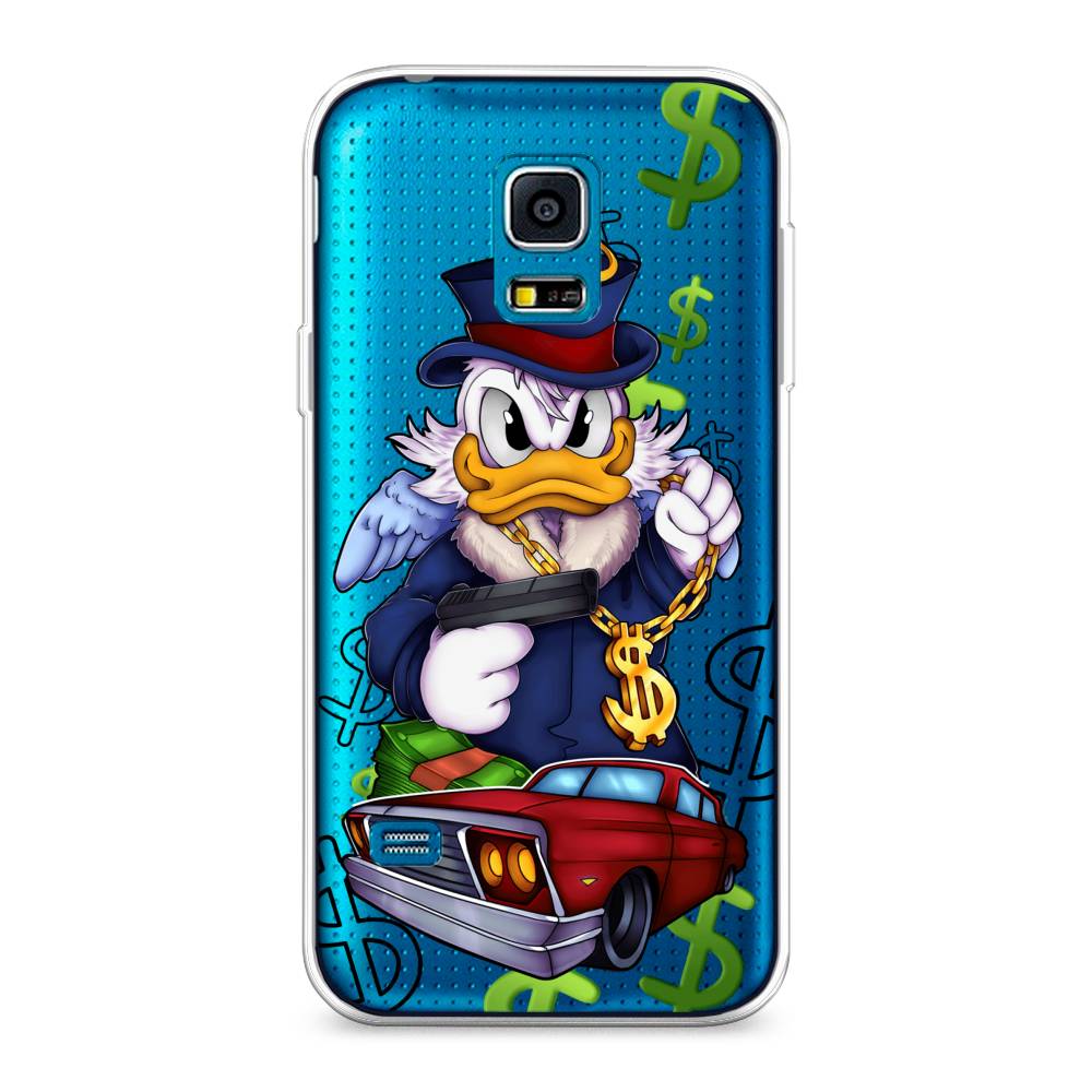 Чехол на Samsung Galaxy S5 mini Scrooge McDuck with a Gold Chain