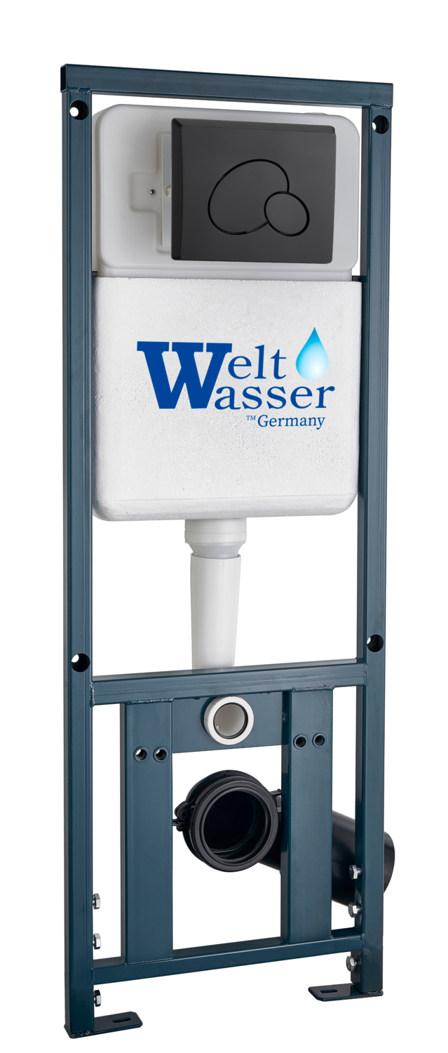 

Инсталляция WeltWasser WW MARBERG 410 + RD BL кнопка черная, WW MARBERG 410 + RD BL кнопка черная