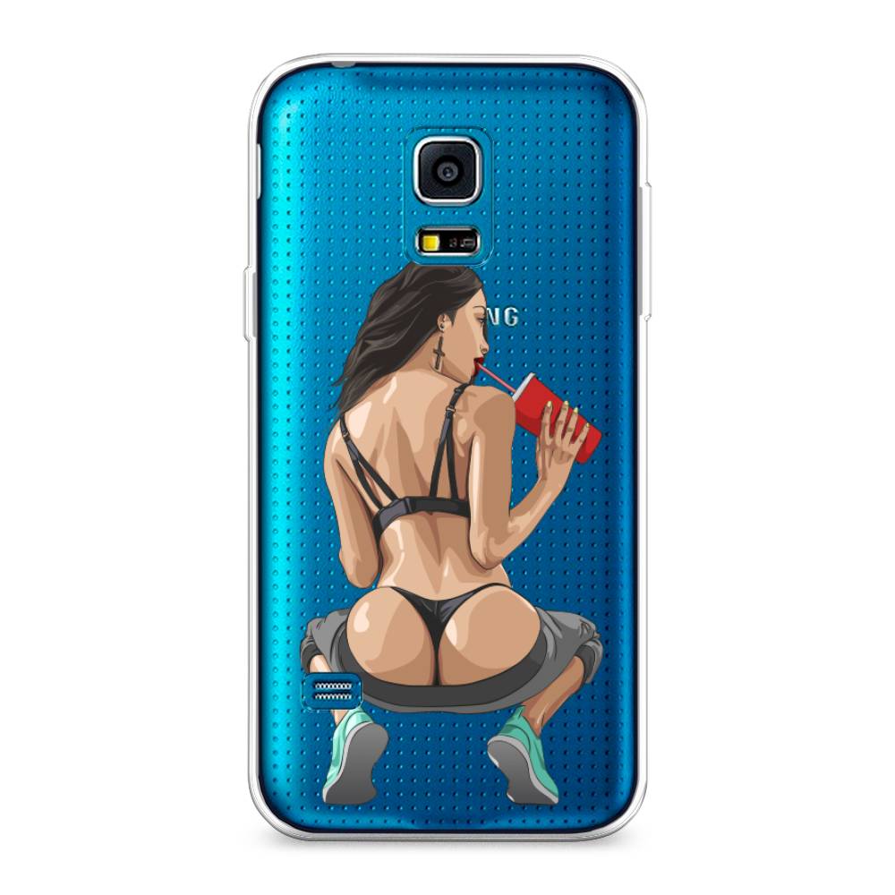 

Чехол на Samsung Galaxy S5 mini "Сочные булочки", Бежевый;красный;черный, 24250-6