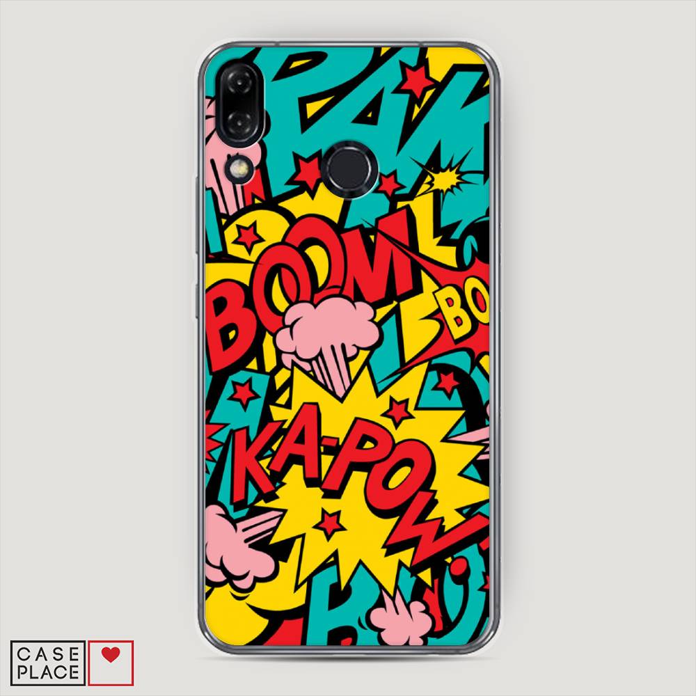 фото Чехол awog "постер pop art" для asus zenfone 5 ze620kl