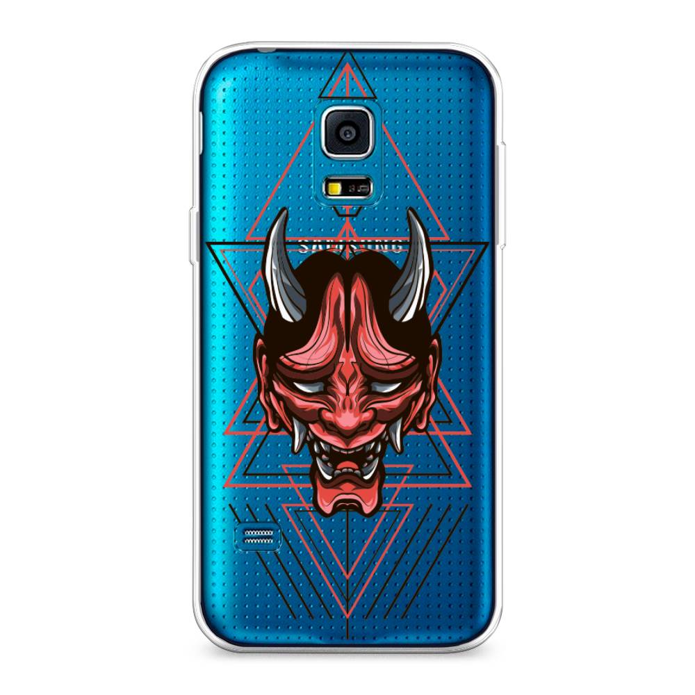 

Чехол на Samsung Galaxy S5 mini "Hanya Oni mask", Серый;красный;черный, 24250-4