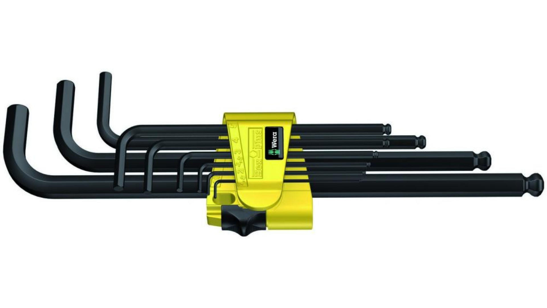 

Набор Г-образных ключей WERA с шаром, 9 пр., 950/9 PKL Hex-Plus Imperial BlackLaser 1, WE-022171