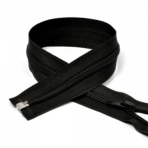 

Молния MaxZipper спираль разъёмная 110см цв. 322 черный, Спираль Т5