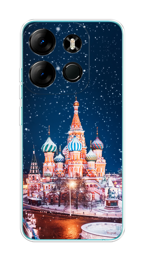 

Чехол на Tecno Spark Go 2023/Pop 7 Pro "Москва 1", Коричневый;синий;белый, 3103750-1