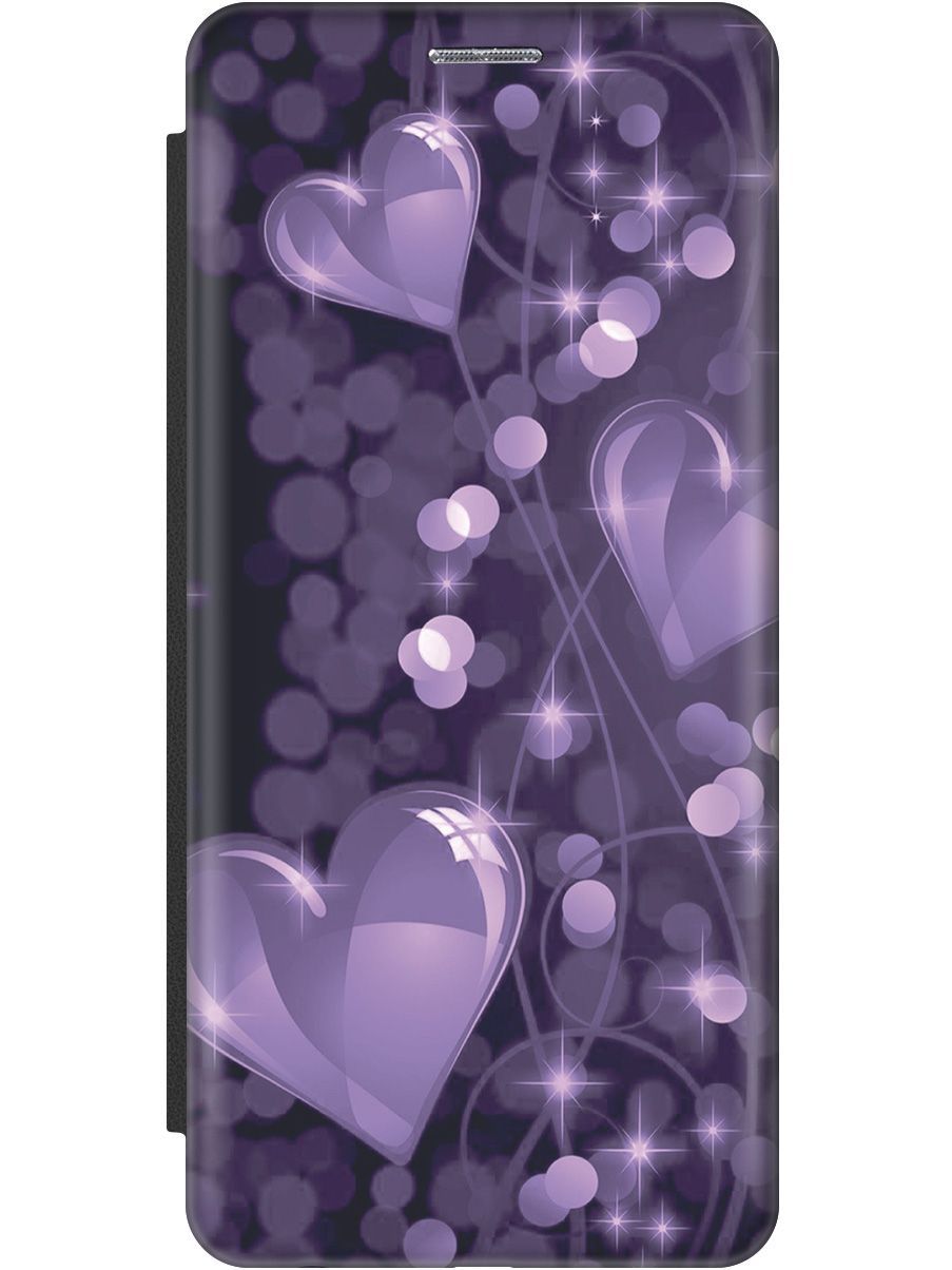 

Чехол на Vivo V25 5G/V25e "Любовь в фиолетовом цвете" черный, Серый;фиолетовый, 157987