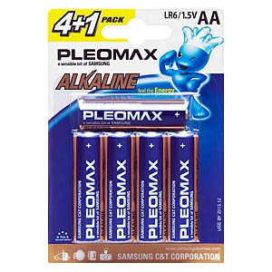 Э/п R06 LR6-4+1BL PLEOMAX Alkaline 50/5 387228 Samsung