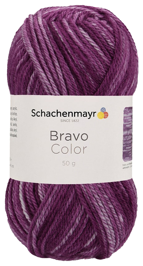 фото Пряжа schachenmayr 9801421 bravo color originals (02112, violett denim)