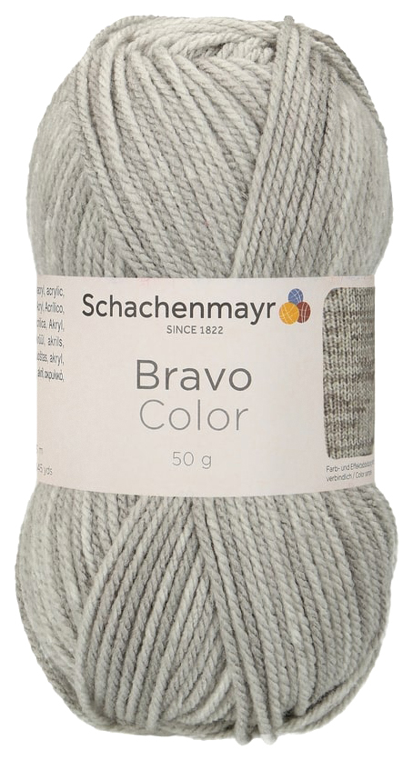 фото Пряжа schachenmayr 9801421 bravo color originals (02110, hellgrau denim)