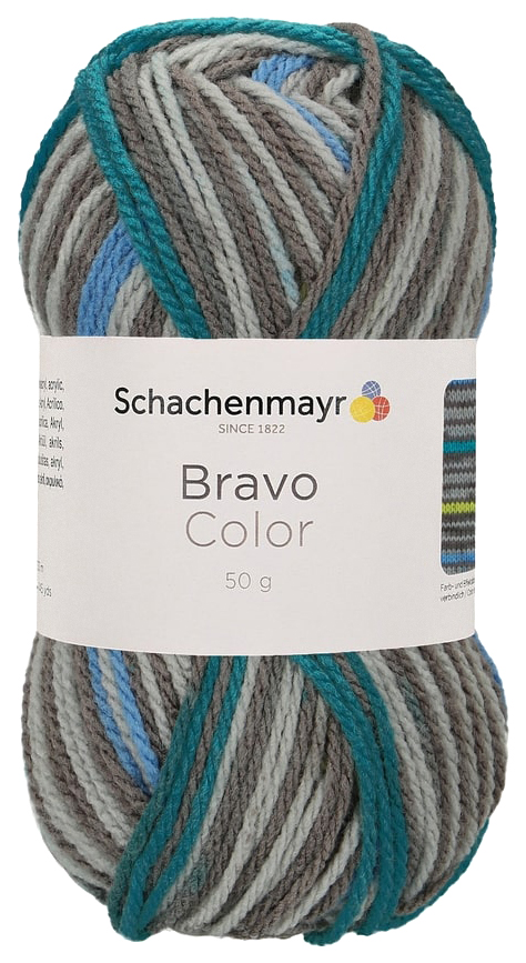 

Пряжа Schachenmayr 9801421 Bravo Color Originals (02109, stein color), Разноцветный, Bravo Color