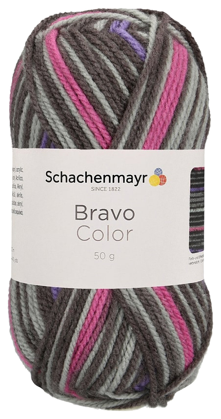 

Пряжа Schachenmayr 9801421 Bravo Color Originals (02107, graphit color), Разноцветный, Bravo Color