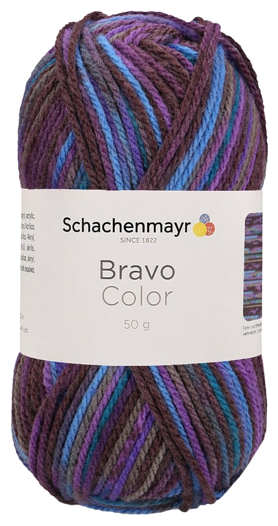 фото Пряжа schachenmayr 9801421 bravo color originals (02086, violett color)