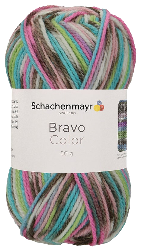 

Пряжа Schachenmayr 9801421 Bravo Color Originals (02083, mineral jacquard), Разноцветный, Bravo Color