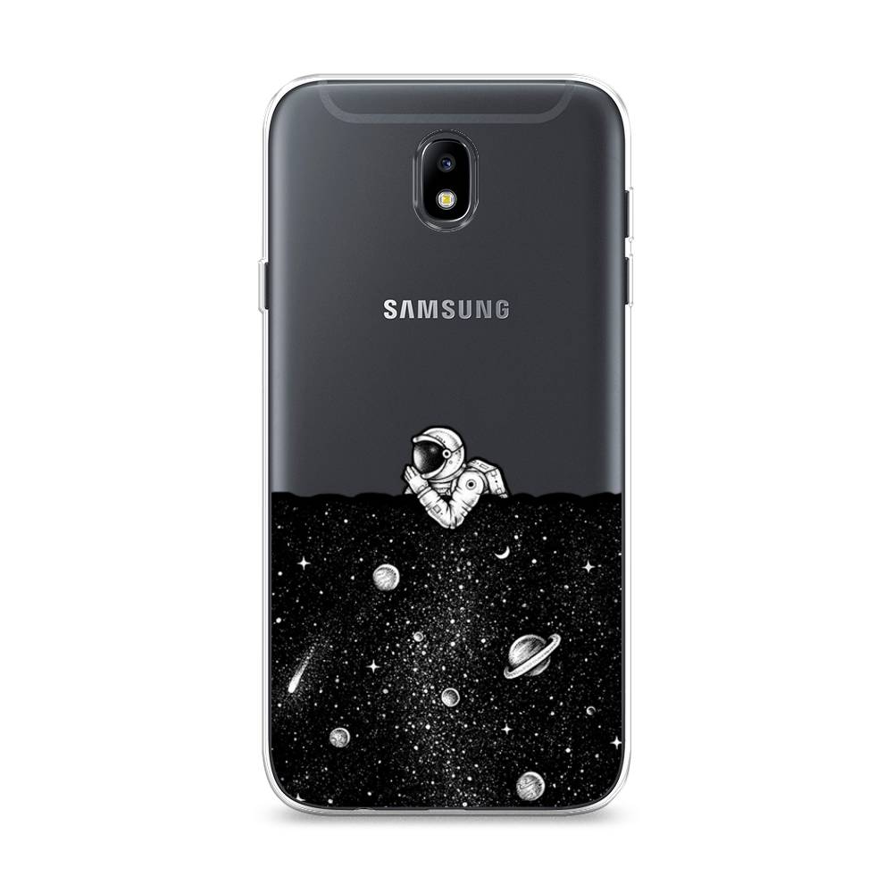 

Чехол Awog на Samsung Galaxy J7 2017 / Самсунг J7 2017 "Космический сон", Серый, 23150-4