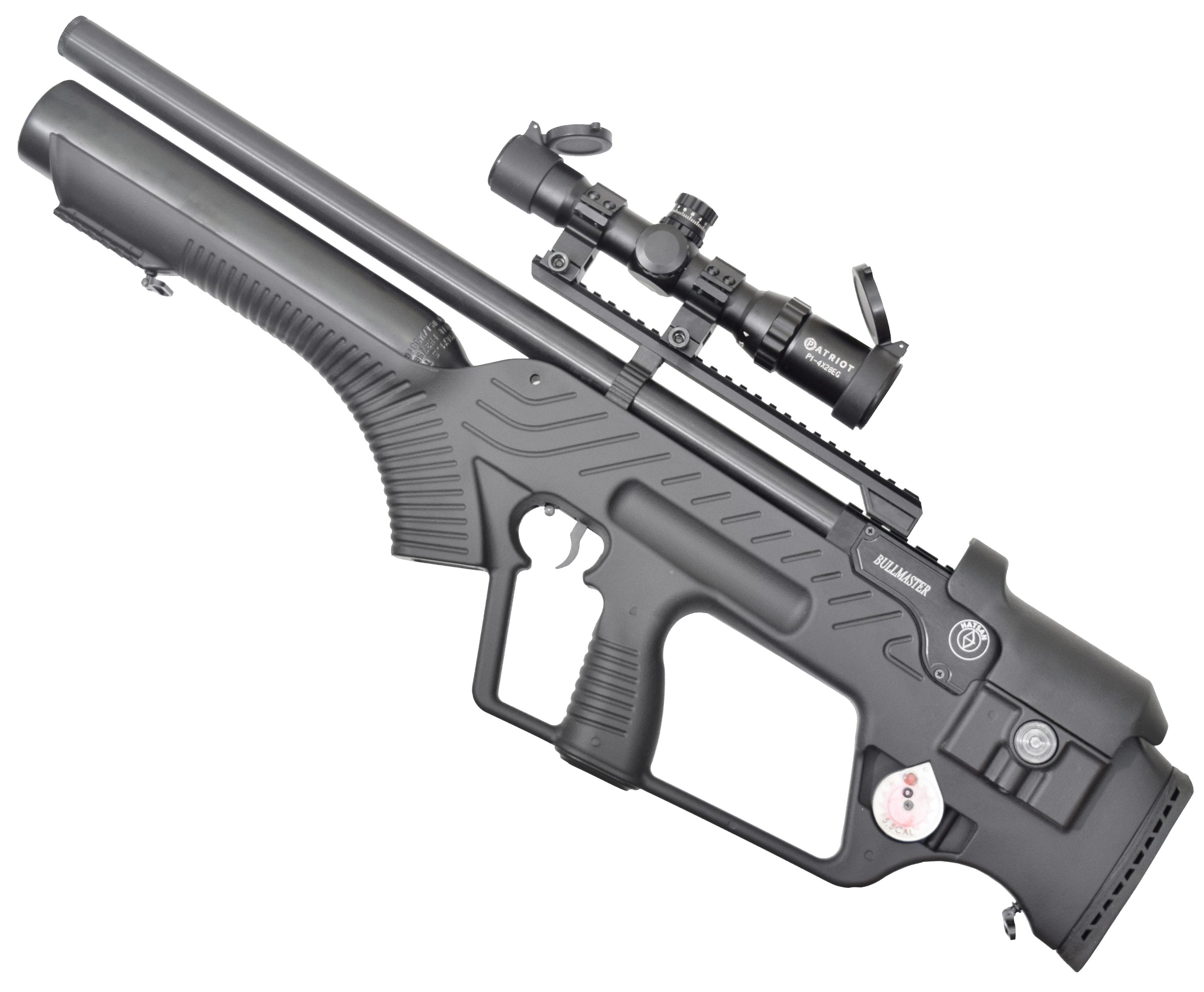 

Пневматическая винтовка Hatsan Bull Master 5.5 мм (Bullpup, полуавтомат, пластик), Черный, Hatsan Bull Master 5.5 мм