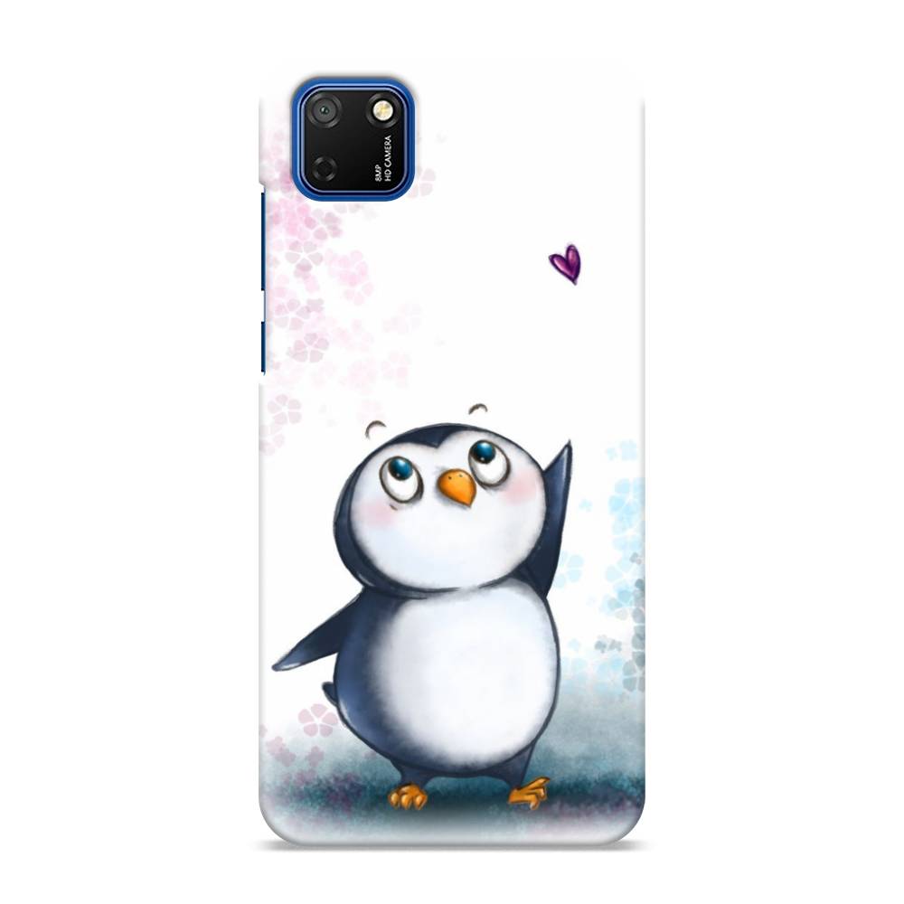 

Чехол Awog "Пингвин и сердечко" для Honor 9S