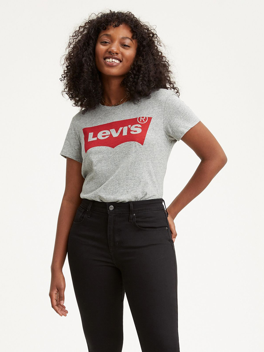

Футболка женская Levi's 17369-0263 серая XXS, Серый, 17369-0263