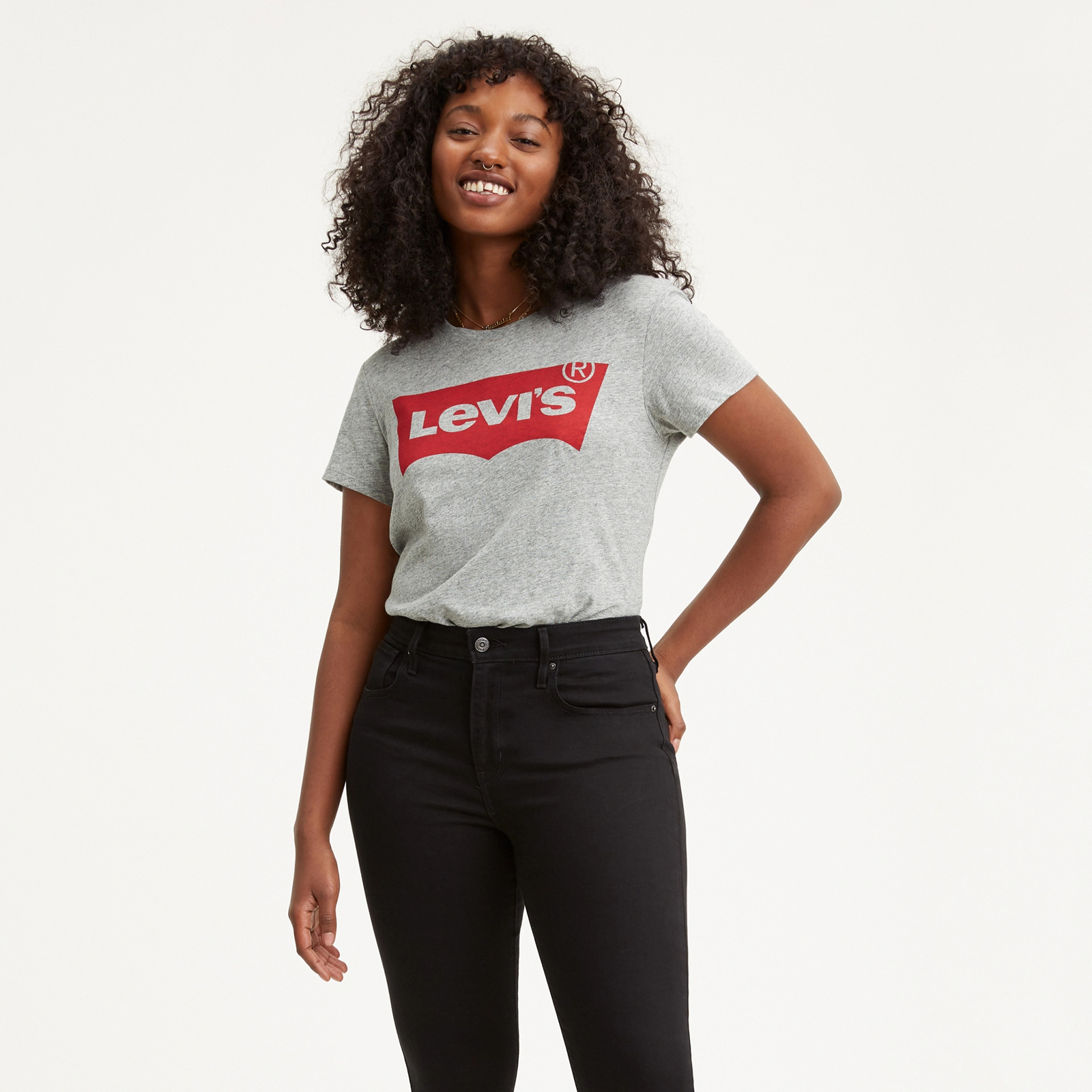 фото Футболка женская levi's 17369-0263 серая xxs