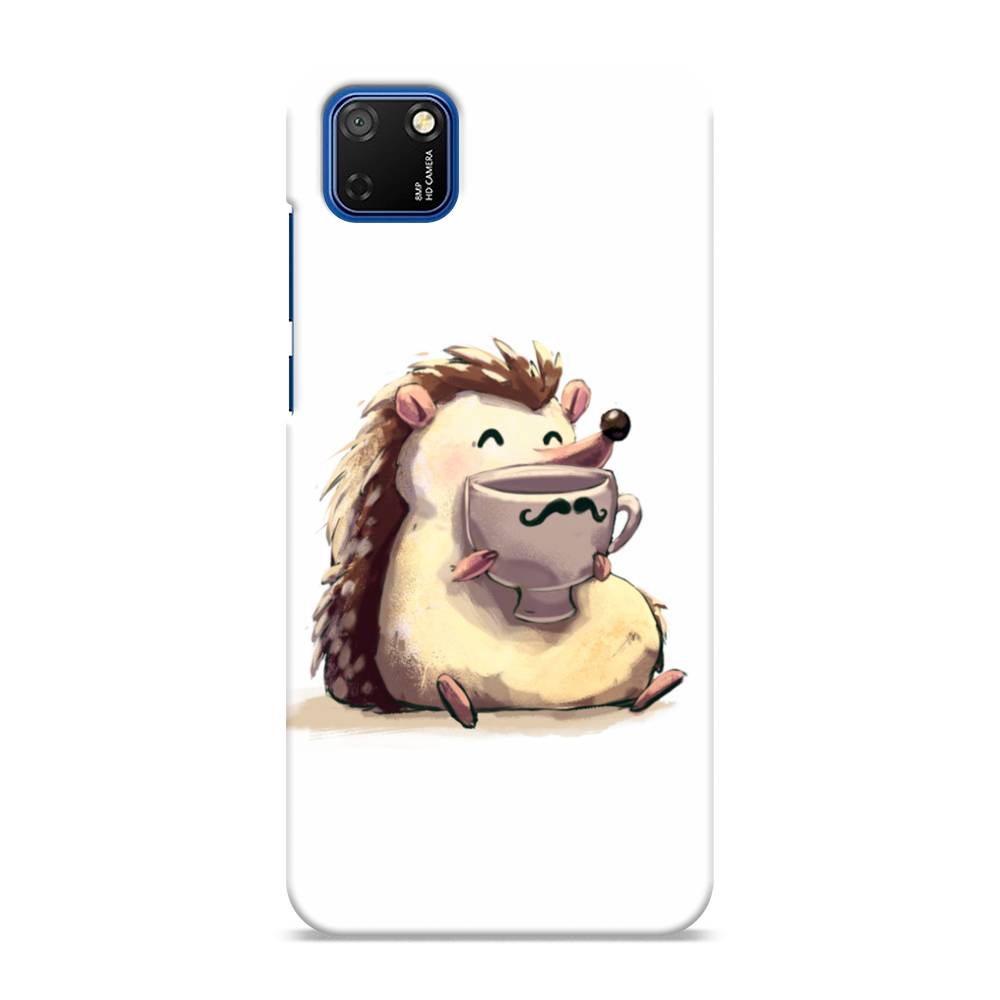 

Чехол Awog "Еж кофеман" для Honor 9S