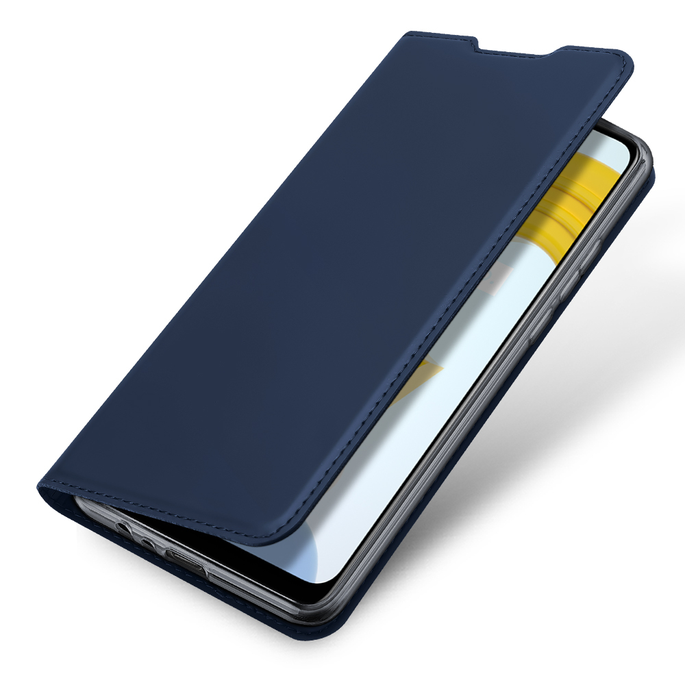 

Чехол книжка для Realme C21, Dux Ducis Skin Series, синий, OPPO Realme C21