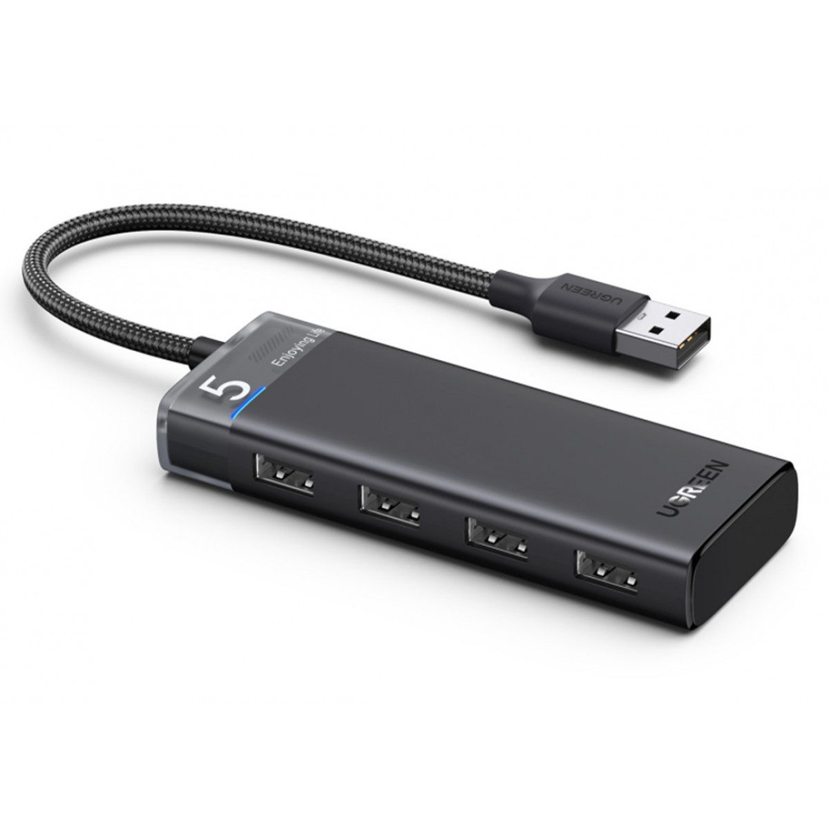 Usb-Хаб UGREEN CM653 4-Port USB-A Hub Black