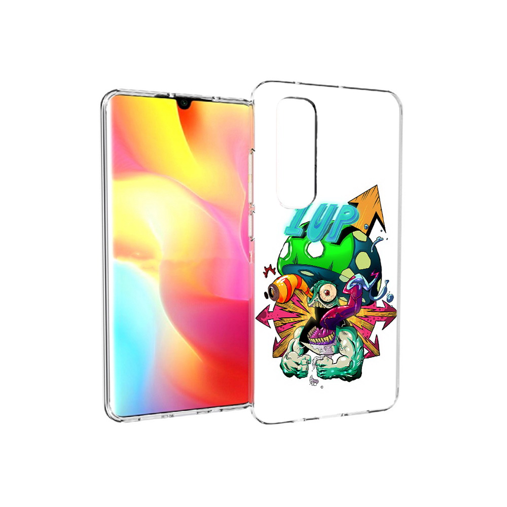 

Чехол MyPads Tocco для Xiaomi Mi Note 10 Lite сильный гриб абстракция (PT149714.254.599), Прозрачный, Tocco