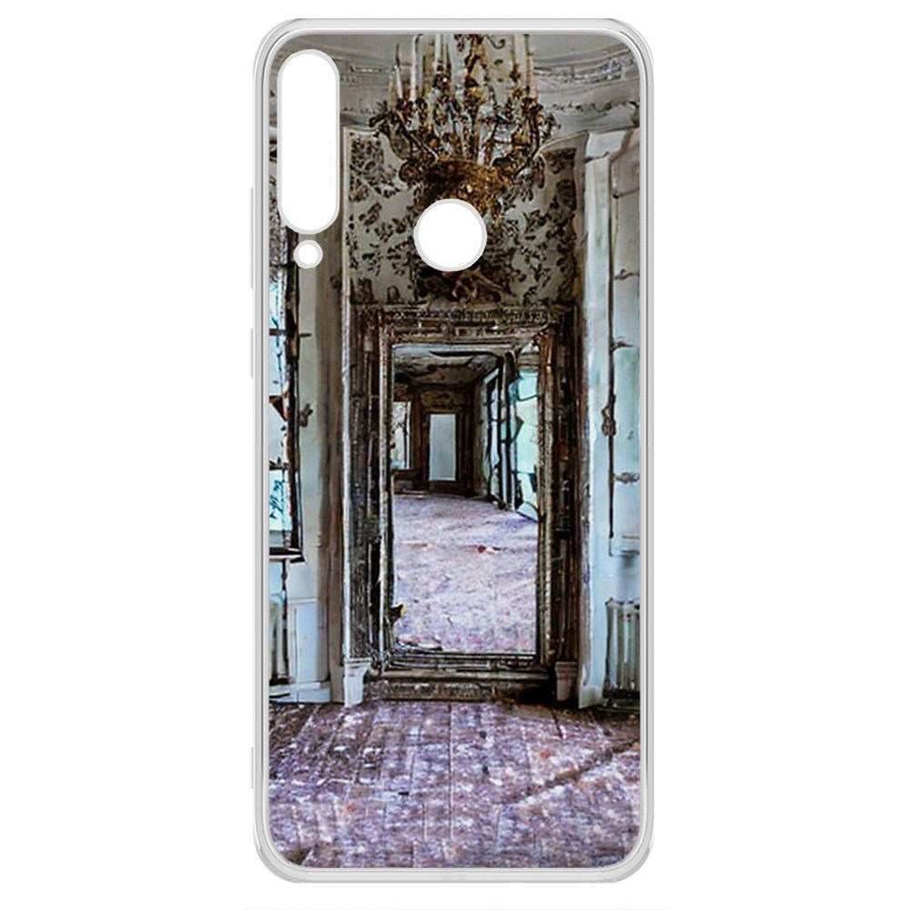 

Чехол-накладка Krutoff Clear Case Заброшенный особняк для Huawei Y6P, Прозрачный