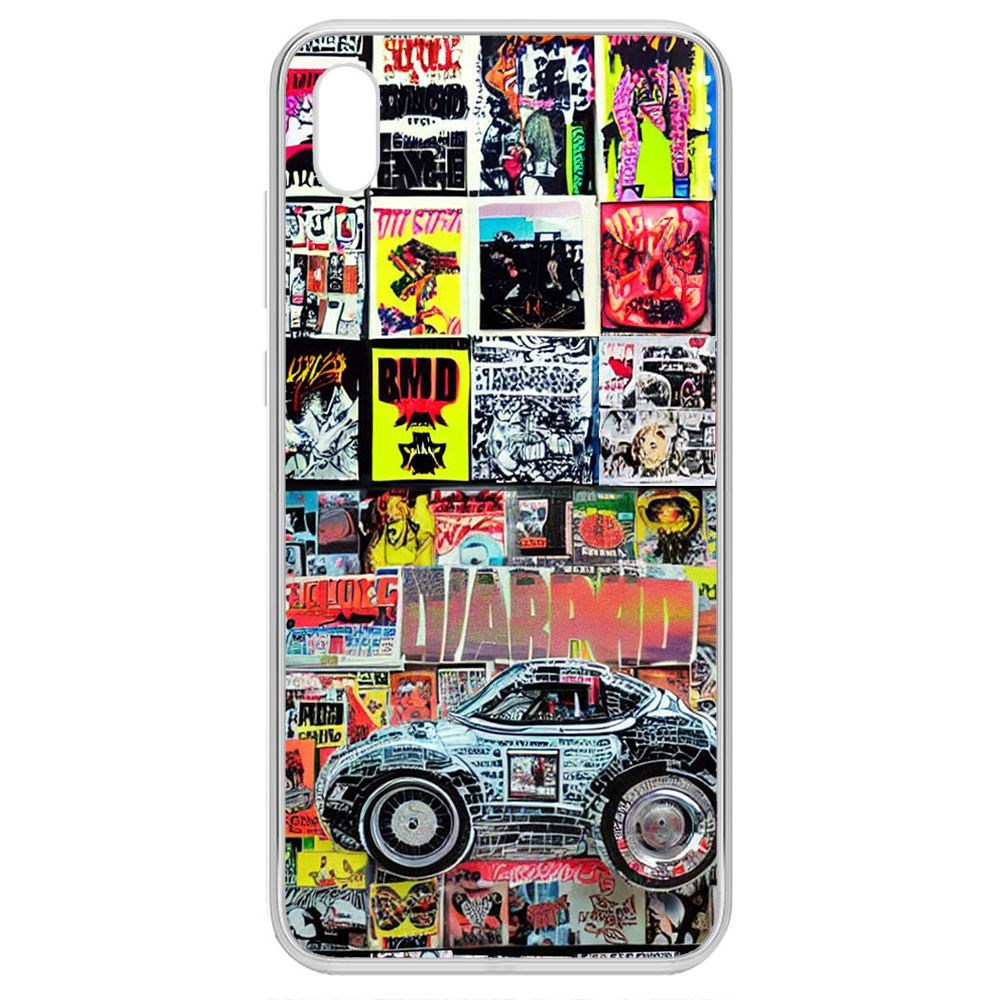 

Чехол-накладка Krutoff Clear Case Автопамфлет для Huawei Y5 (2019), Прозрачный