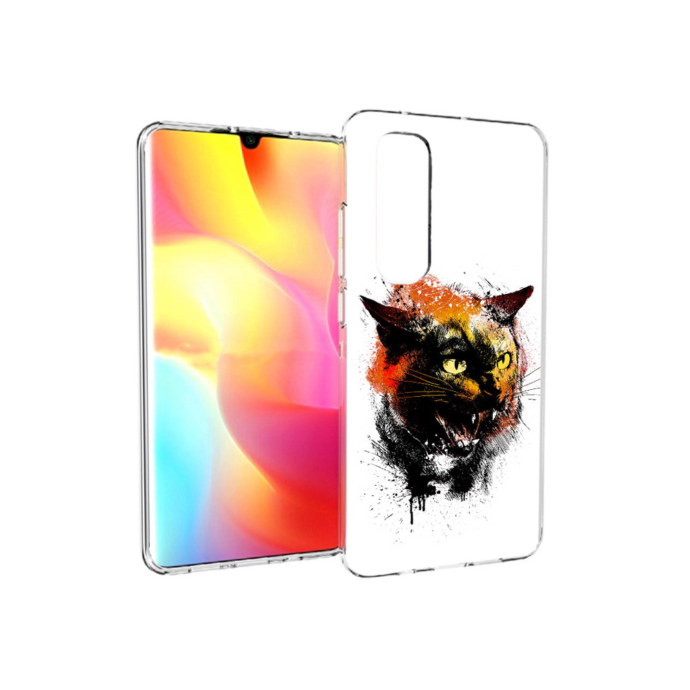 

Чехол MyPads Tocco для Xiaomi Mi Note 10 Lite сиамский кот (PT149714.254.598), Прозрачный, Tocco