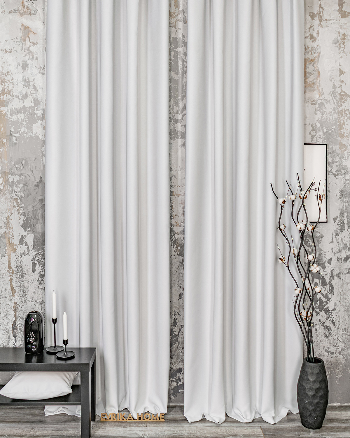 

Штора Блэкаут 300х280 Амадео Платина Evrika Home, Амадео