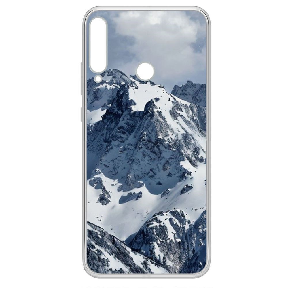 

Чехол-накладка Krutoff Clear Case Горы для Huawei P40 Lite E