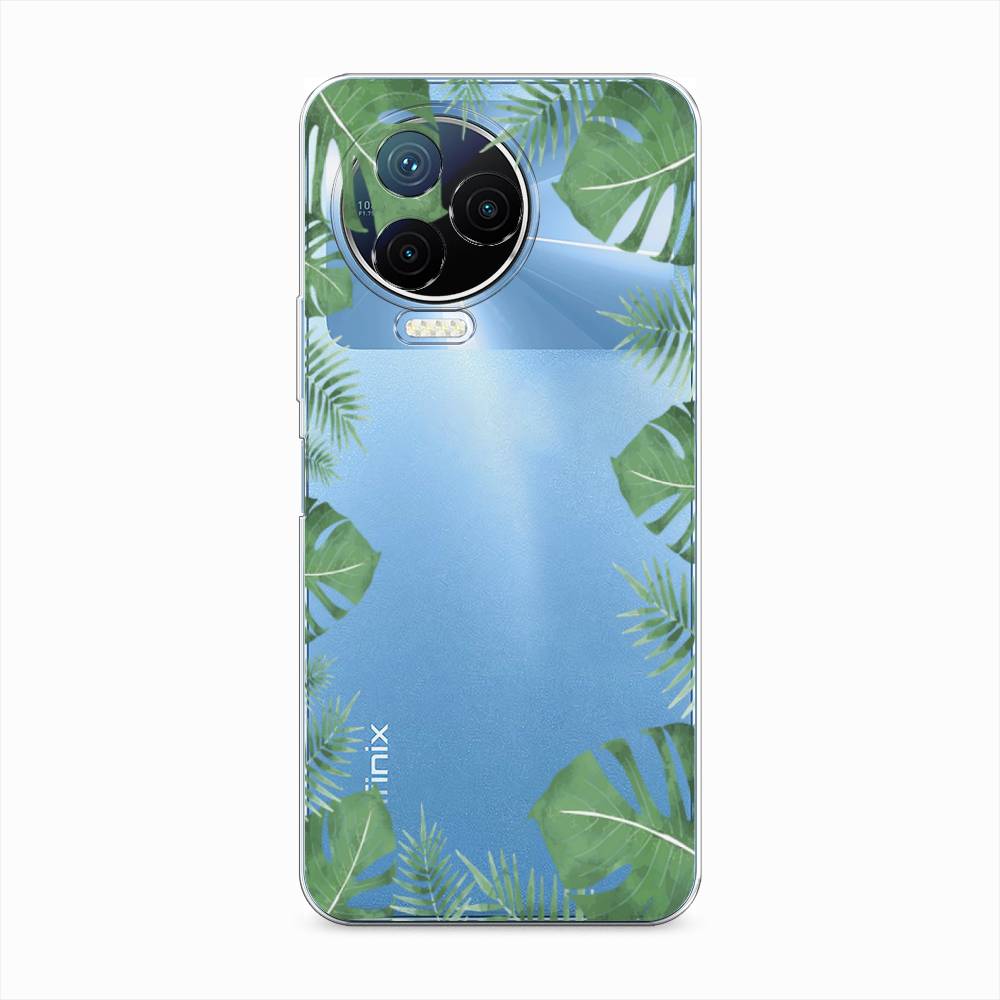 

Чехол Awog на Infinix Note 12 Pro 4G "Листья папоротника рамка", 3102250-8