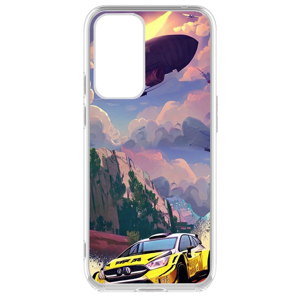 

Чехол-накладка Krutoff Clear Case Гонка для OnePlus 9 Pro, Прозрачный
