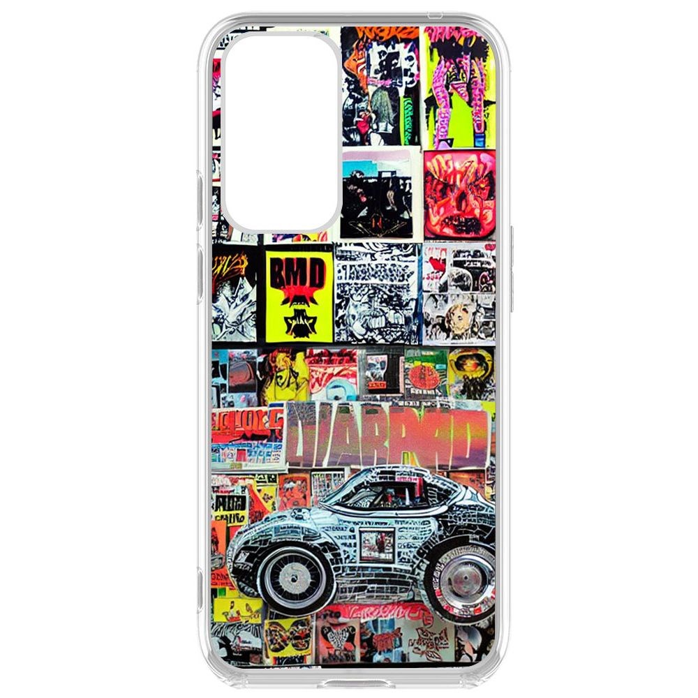 

Чехол-накладка Krutoff Clear Case Автопамфлет для OnePlus 9 Pro, Прозрачный
