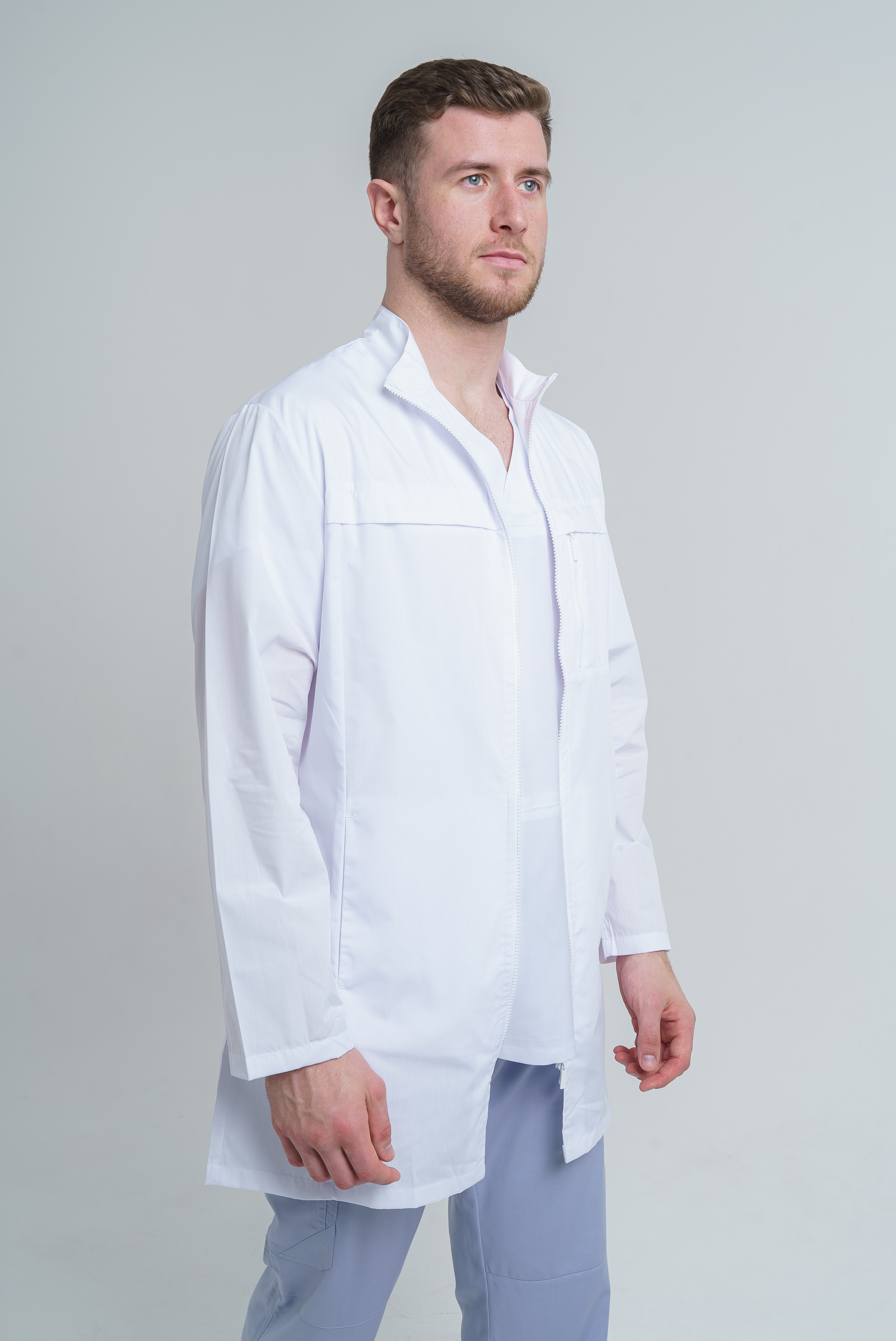 

Халат медицинский мужской Doctor Big 508 белый 50 RU, 508