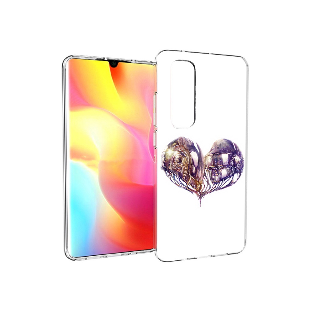 

Чехол MyPads Tocco для Xiaomi Mi Note 10 Lite сердце абстракция (PT149714.254.596), Прозрачный, Tocco