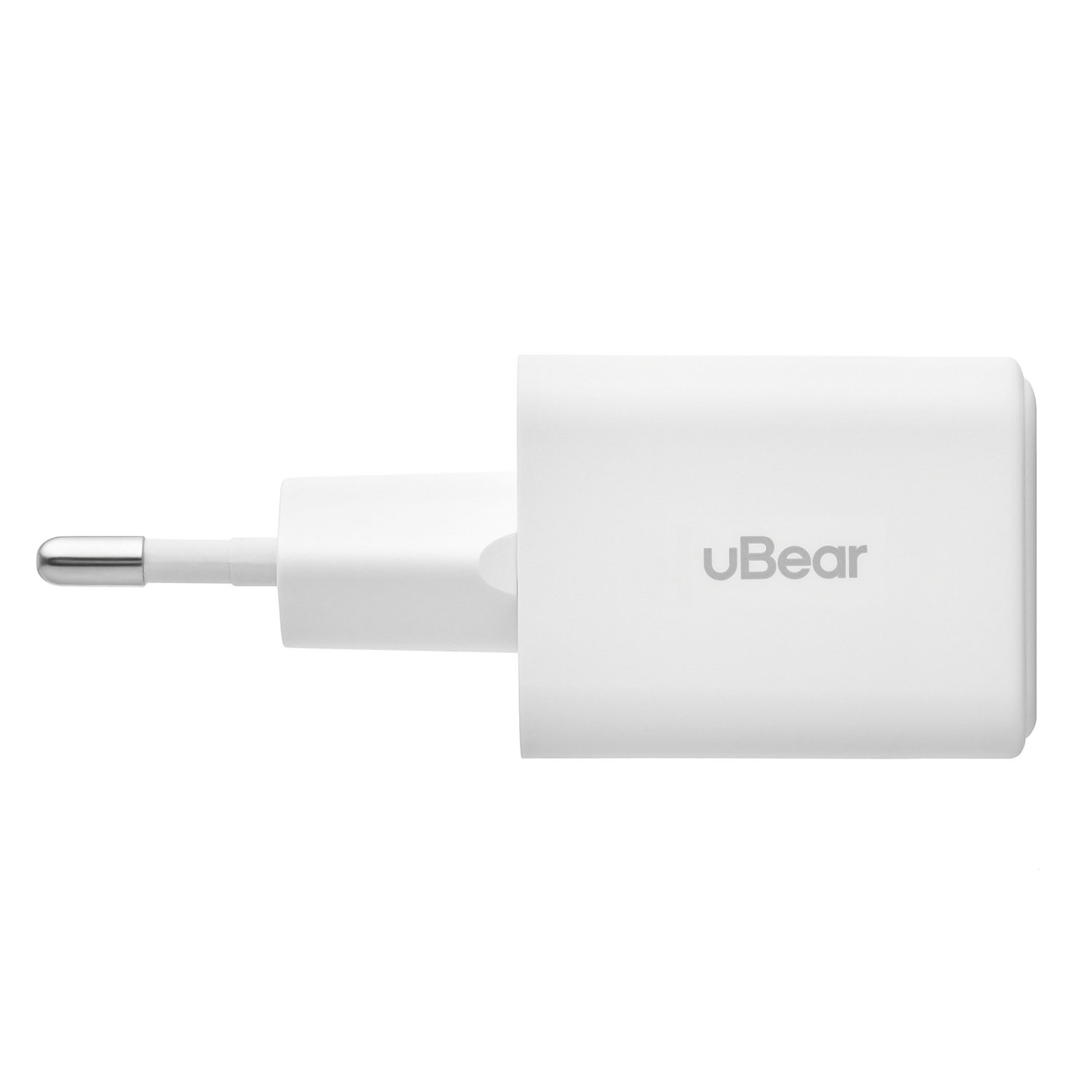 Сетевое зарядное устройство uBear Bridge 1x USB Type A, 1xUSB Type-C 5 А белый