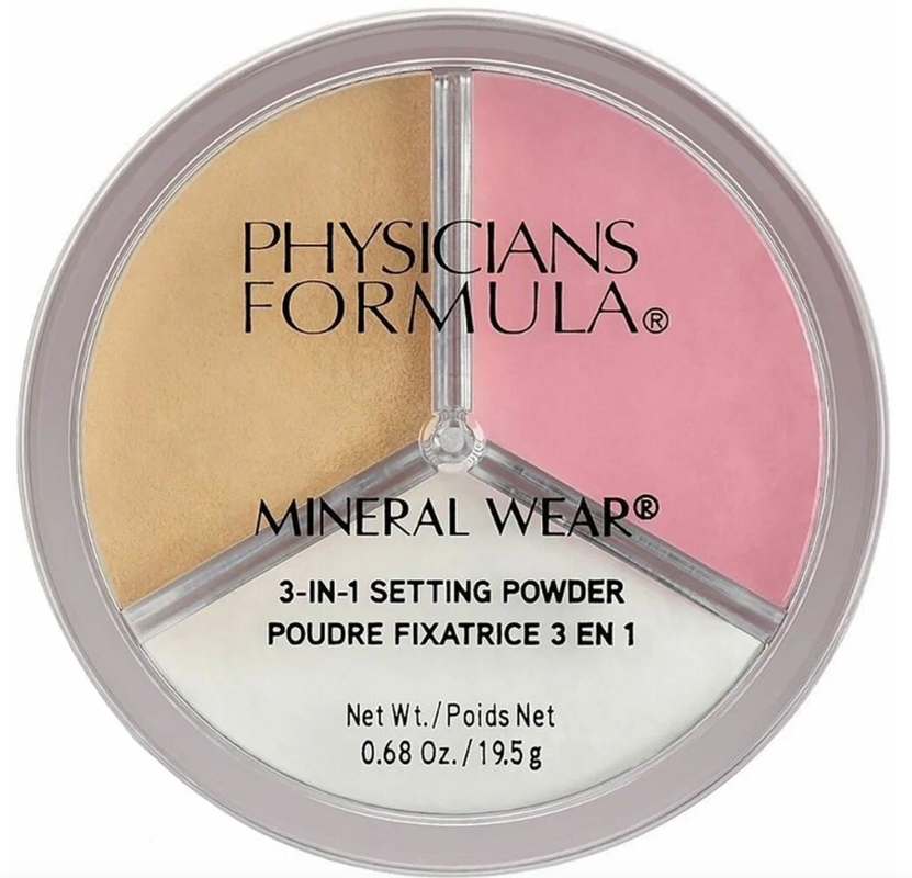 Пудра Physicians formula мineral wear 3в1 setting рowder 19.5 г