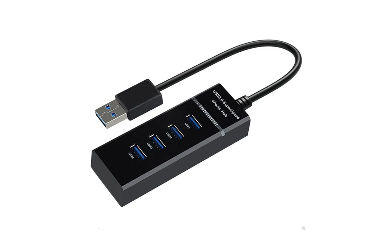 

USB Hub NoBrand 4USB, Черный, USB Hub 4USB