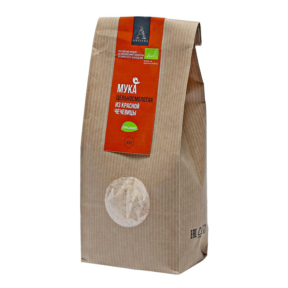

Мука Arivera Organic чечевичная 400 г