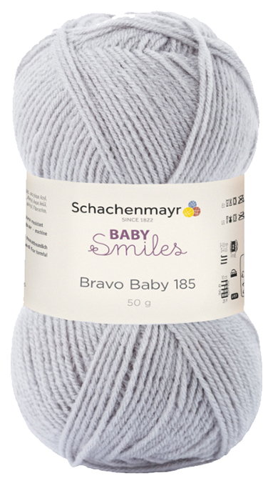 фото Пряжа для вязания schachenmayr baby smiles, bravo baby 185 mez, 9801212 (01090, grau)