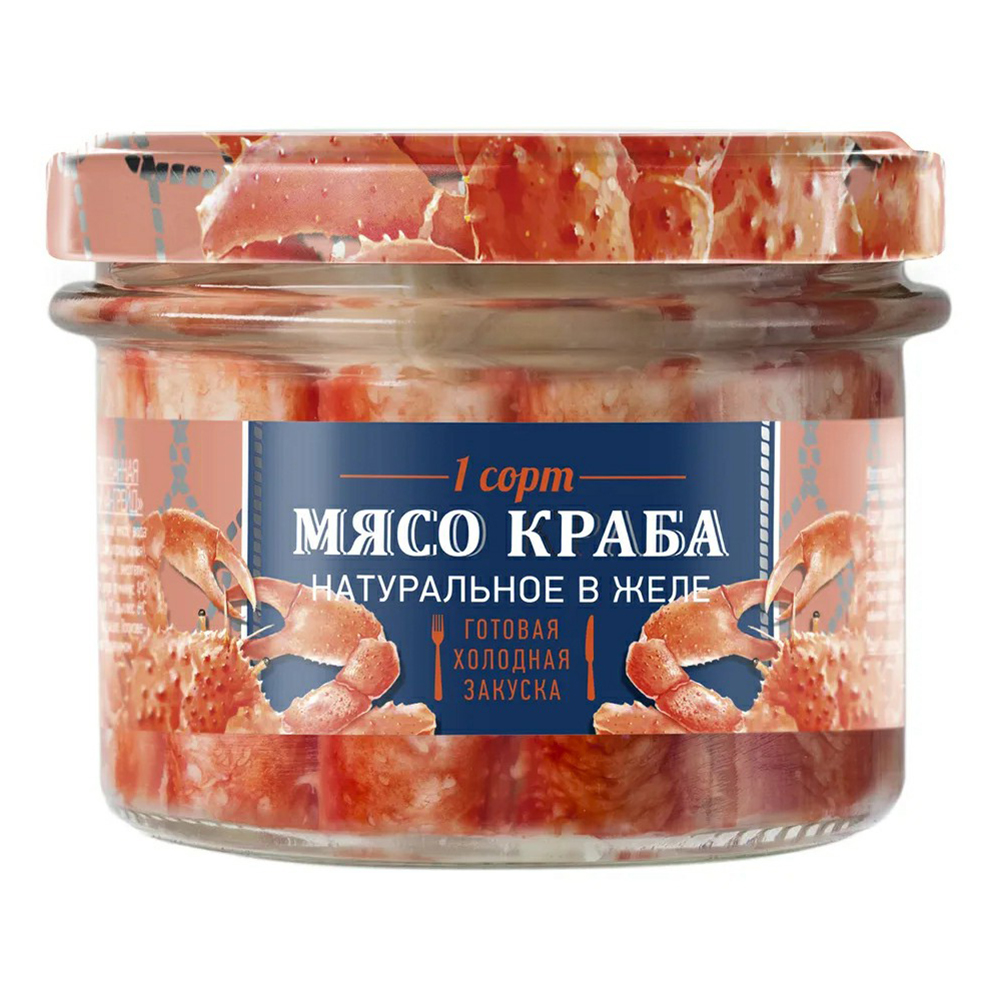 

Мясо краба Путина в желе 200 г