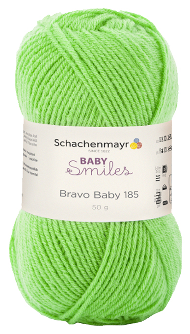 фото Пряжа для вязания schachenmayr baby smiles, bravo baby 185 mez, 9801212 (01072, apfelgrun)