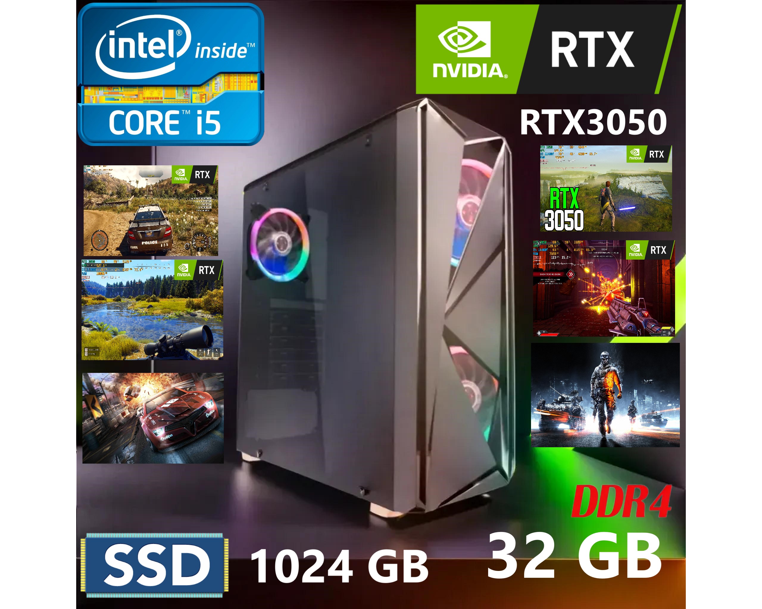 

Системный блок StarComputers Orion G400 RTX3050, Orion G400