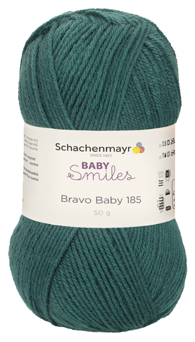 

Пряжа для вязания Schachenmayr Baby Smiles, Bravo Baby 185 MEZ, 9801212 (01068), Зеленый, Bravo Baby 185