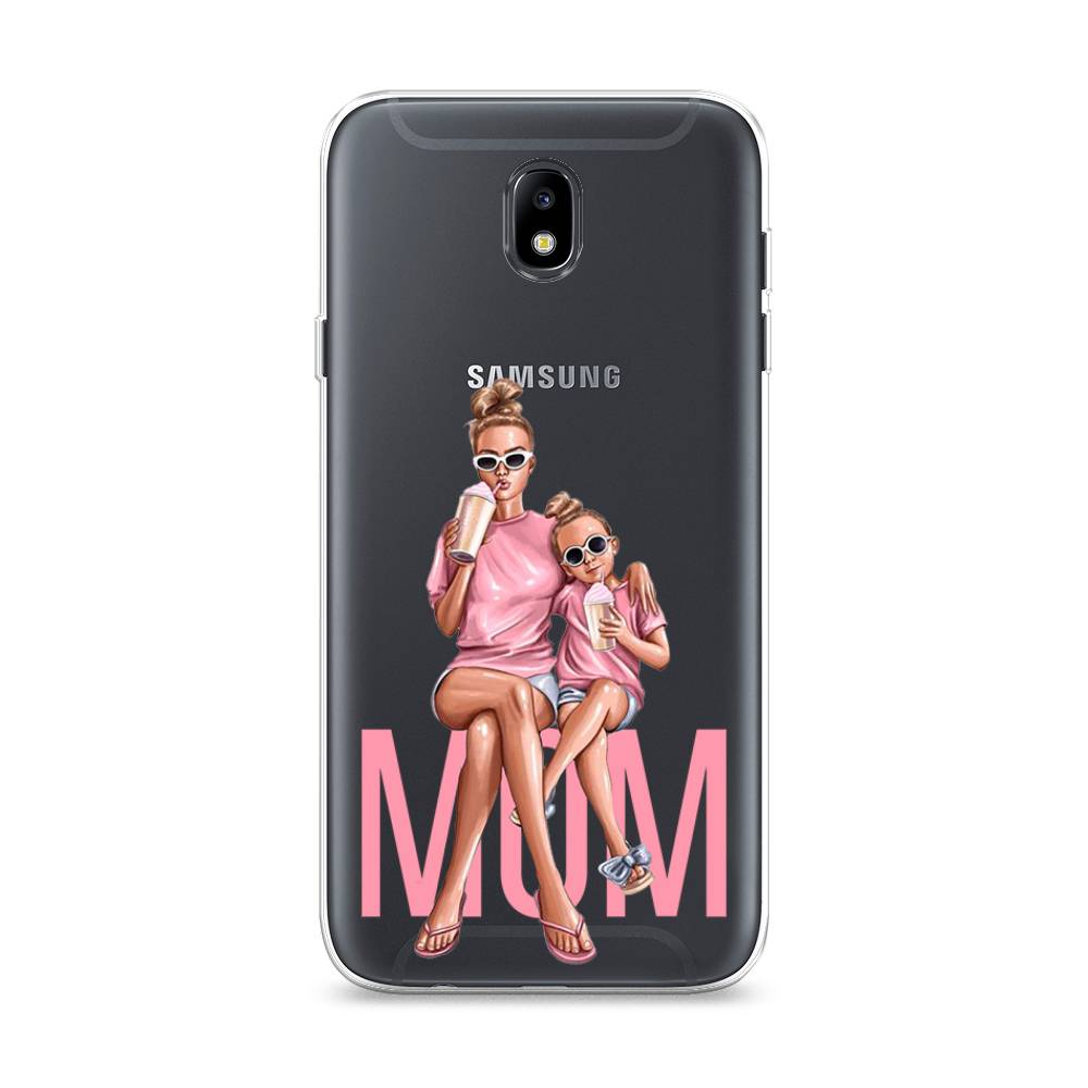 

Чехол Awog на Samsung Galaxy J7 2017 / Самсунг J7 2017 "Lovely mom", Синий;бежевый;розовый, 23150-7