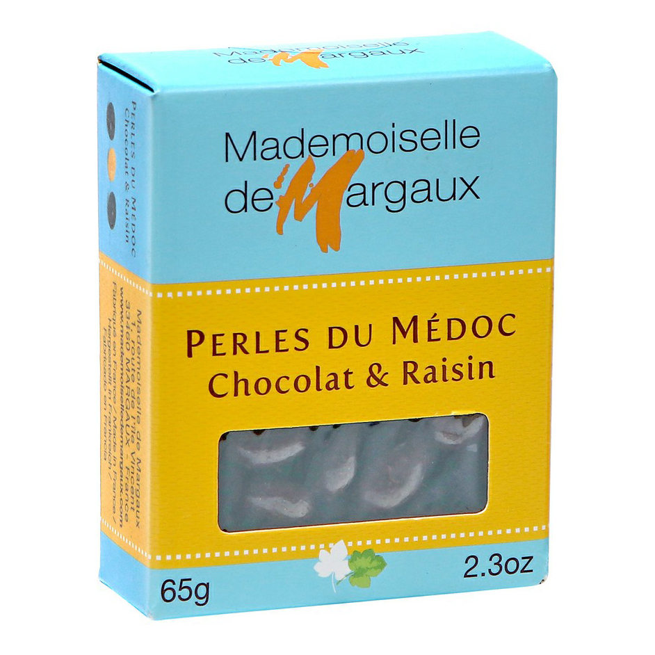 

Изюм в шоколадной глазури Mademoiselle de Margaux Perles du medoc 65 г