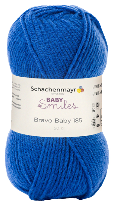 

Пряжа для вязания Schachenmayr Baby Smiles, Bravo Baby 185 MEZ, 9801212 (01052, jeans), Синий, Bravo Baby 185