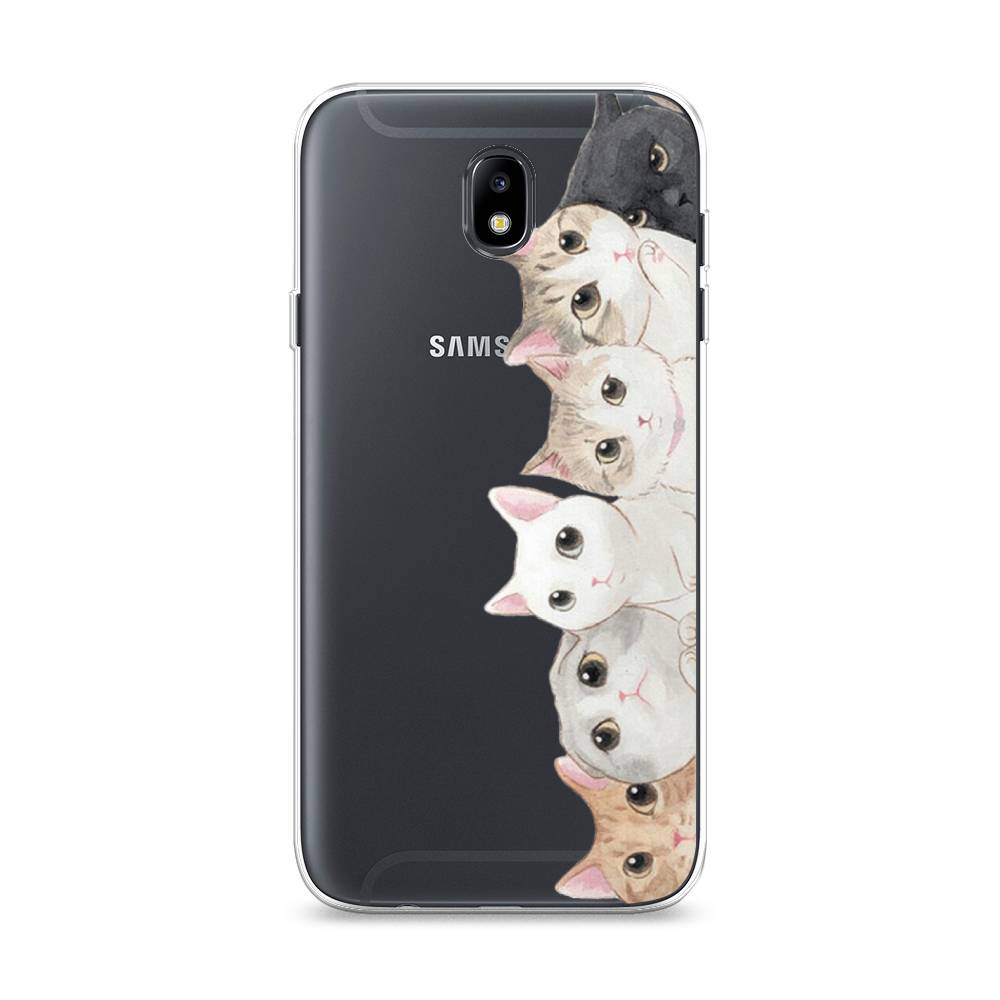 фото Чехол awog "котики" для samsung galaxy j7 2017