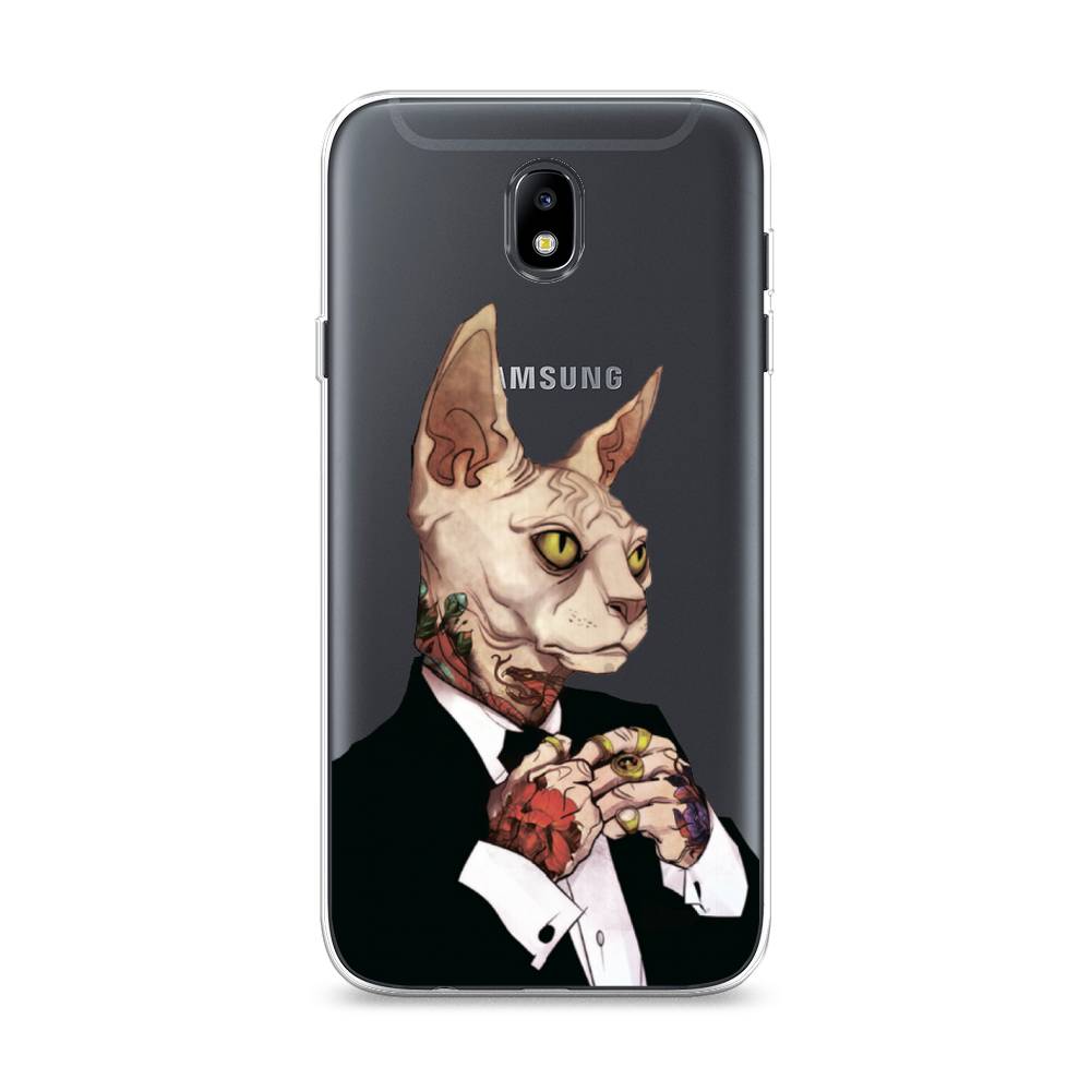 

Чехол Awog на Samsung Galaxy J7 2017 / Самсунг J7 2017 "Татуированный сфинкс", Бежевый;черный;красный, 23150-7